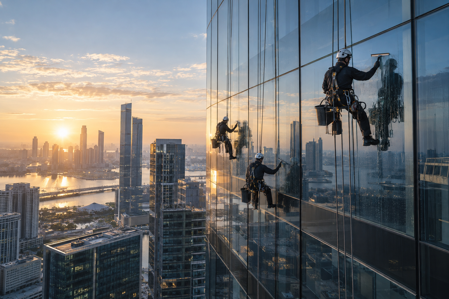High-Rise Glass Cleaning